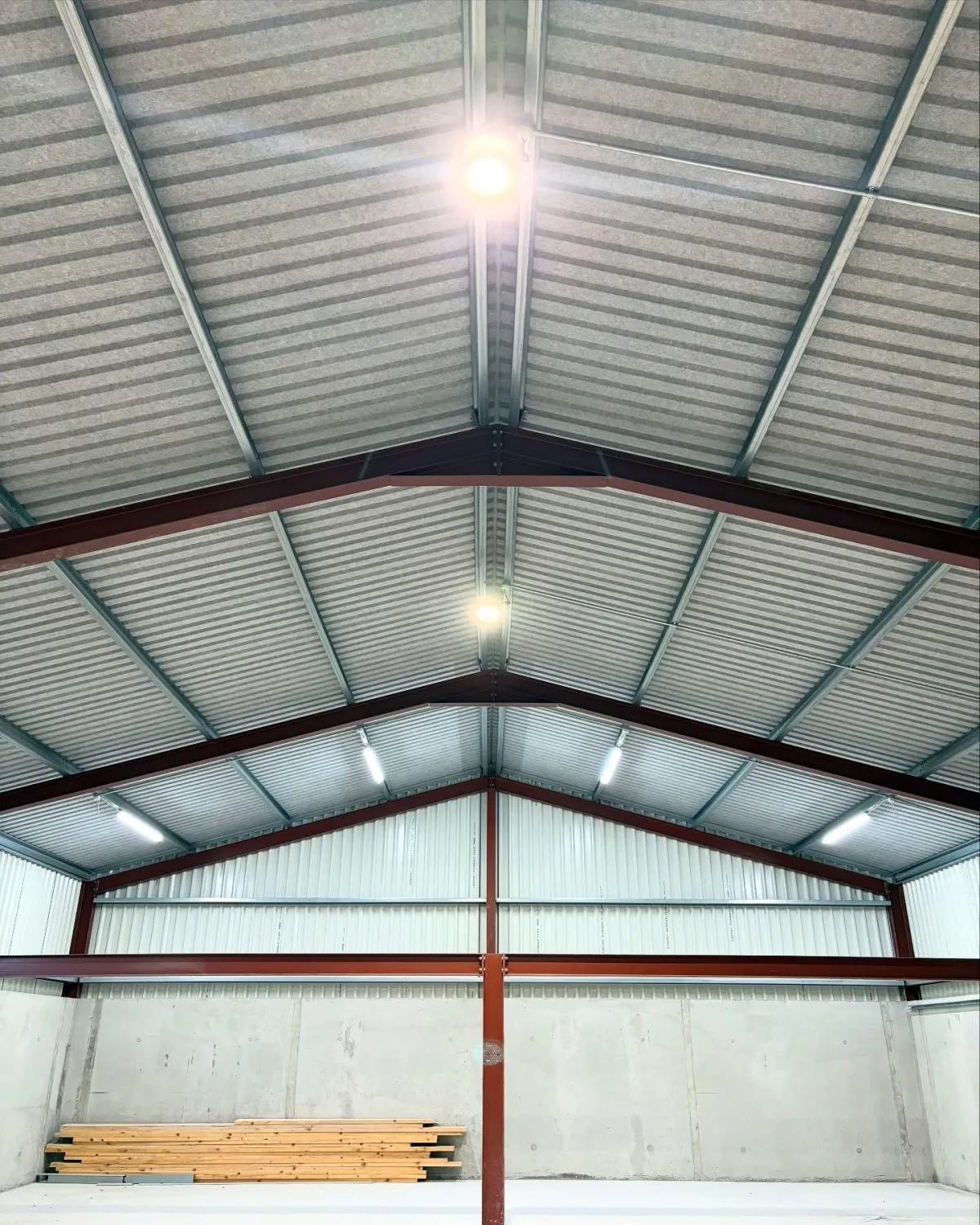 Warehouse lighting installation by Henry Deane Electrical