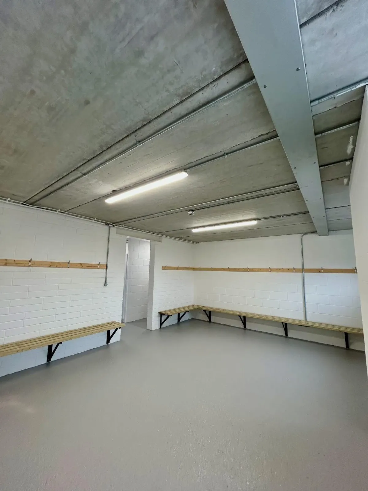 Changing room lighting by Henry Deane Electrical