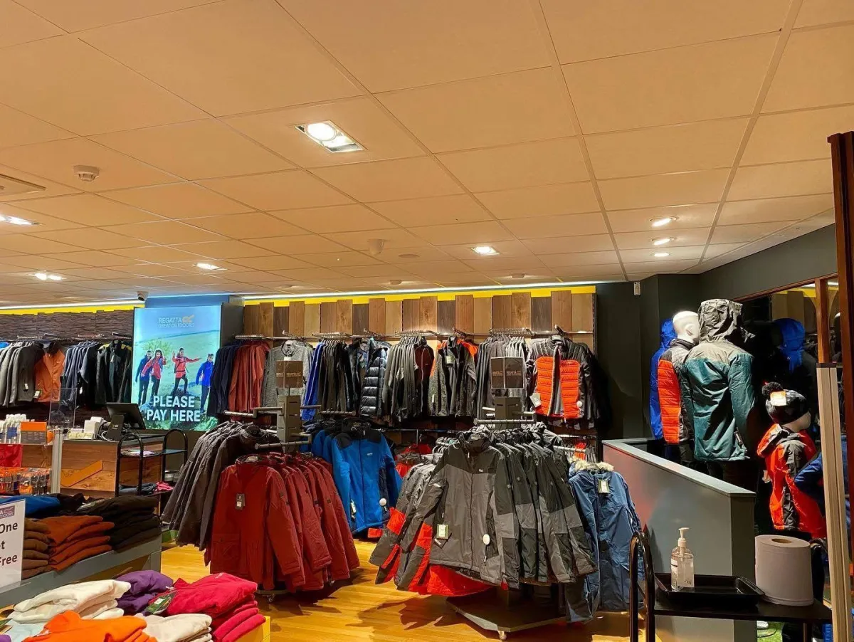 Retail lighting installation by Henry Deane Electrical