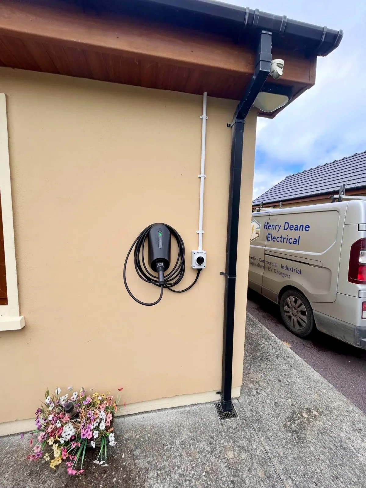EV charger installation by Henry Deane Electrical